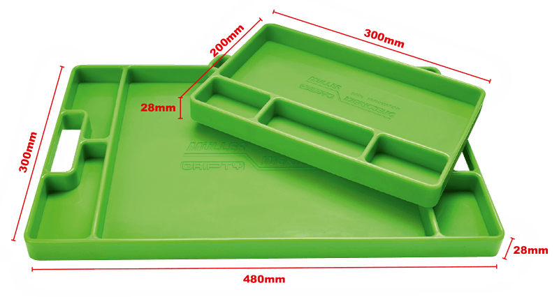 Organizer-Satz GRIPTY® - Innovative Werkzuegmatte inklusive Werkzeugablage für den Werkstattalltag
